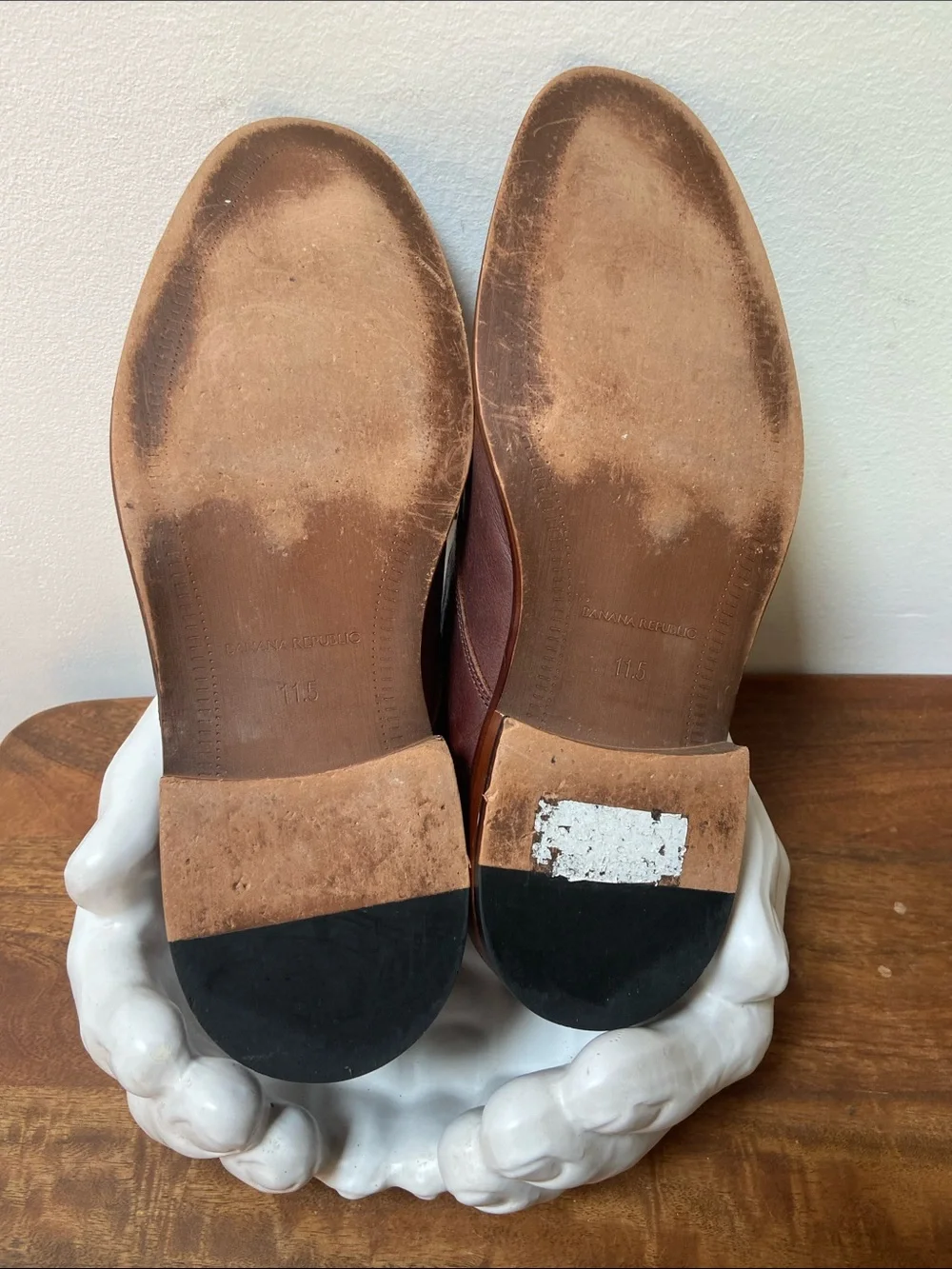 Banana Republic Dark Brown Leather Chukka Boots